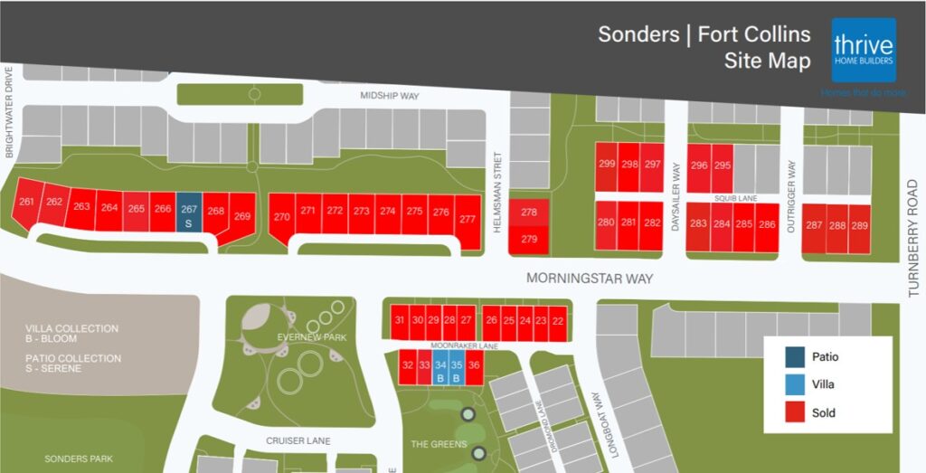 Sonders lot map